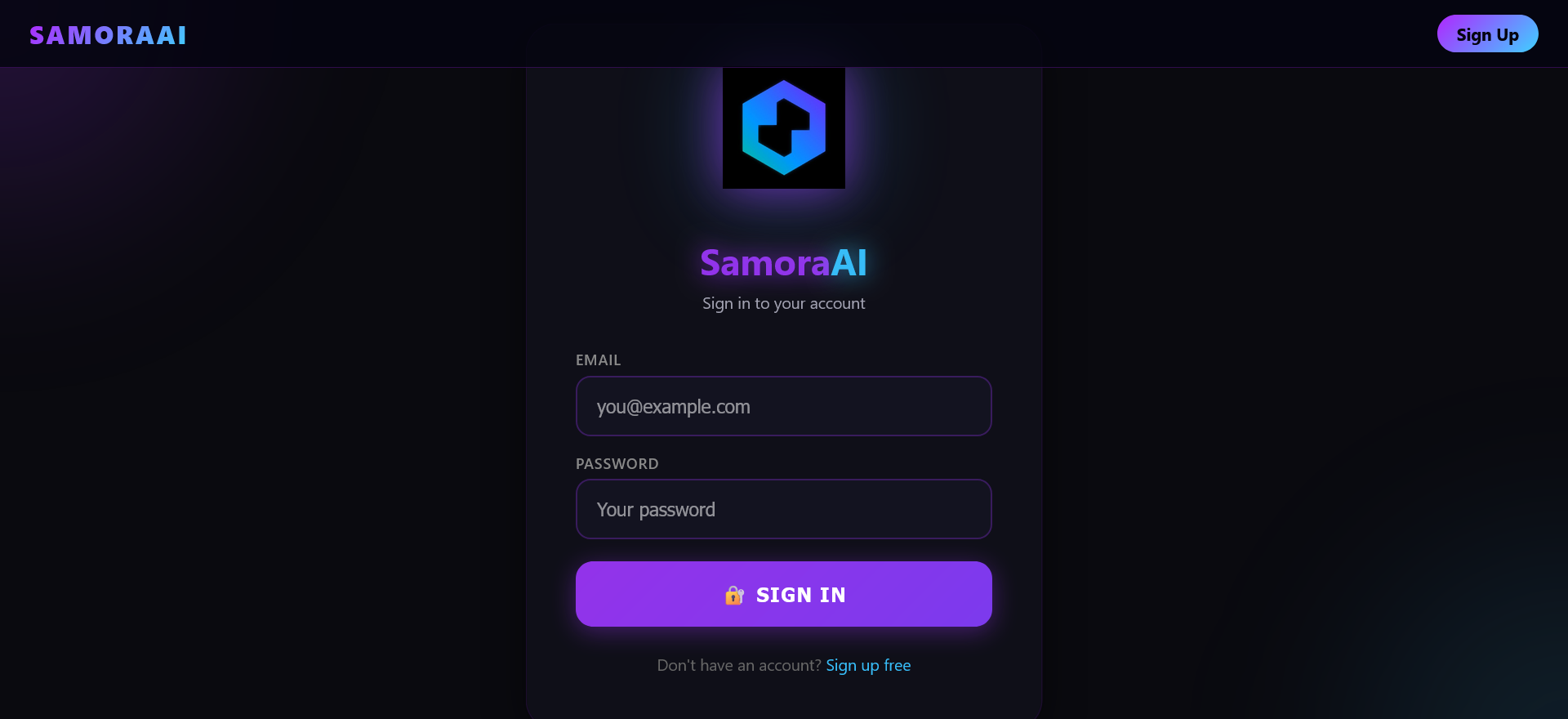 SamorAI screenshot